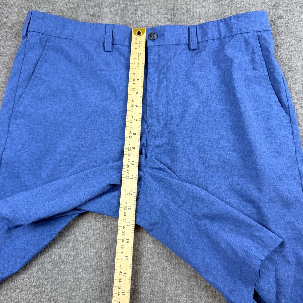 Grand Slam Golf Shorts Men's 36 Blue Performance Stretch Flat Front Casual - Picture 6 of 14